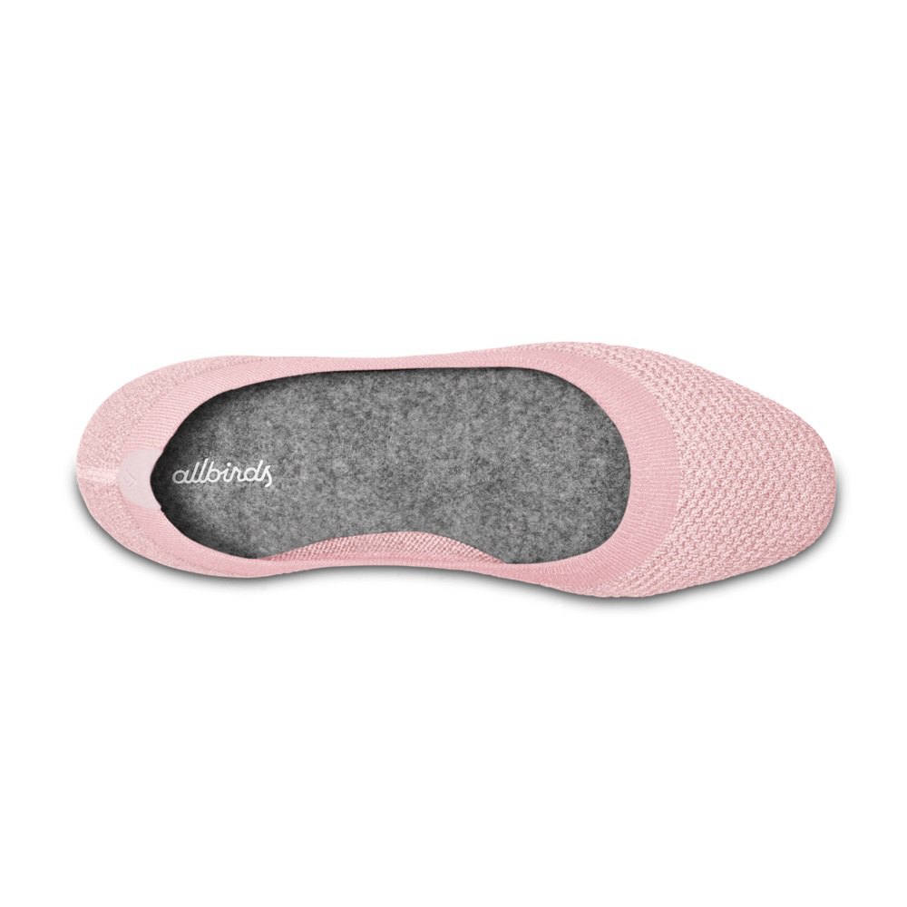 Allbirds Women\'s Flats Pink - Tree Breezers - 58269JVBN